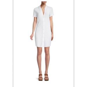 New James perse rolled cuff tee shirt dress sz Medium